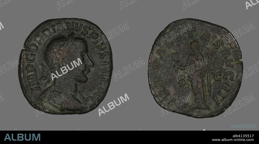 ANCIENT ROMAN. Sestertius (Coin) Portraying Emperor Gordianus. Roman ...