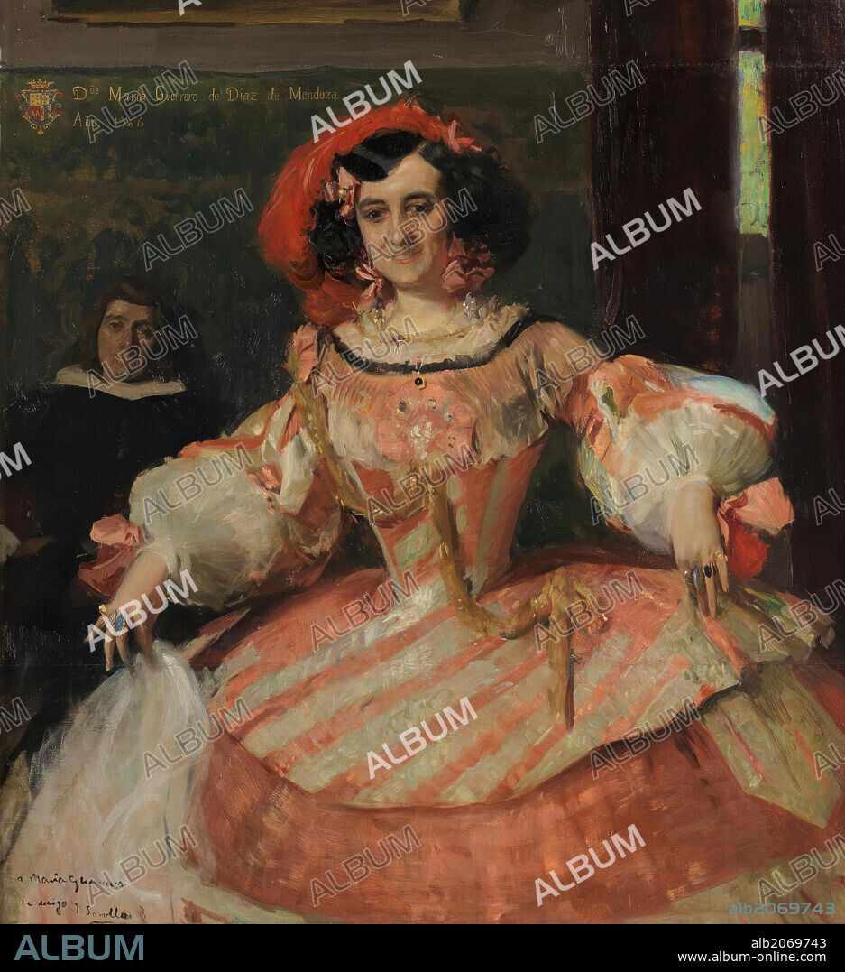 JOAQUIN SOROLLA. Joaquín Sorolla y Bastida / 'The Actress, María Guerrero as `La Dama Boba'', 1906, Spanish School, Oil on canvas, 131 cm x 120,5 cm, P04647.