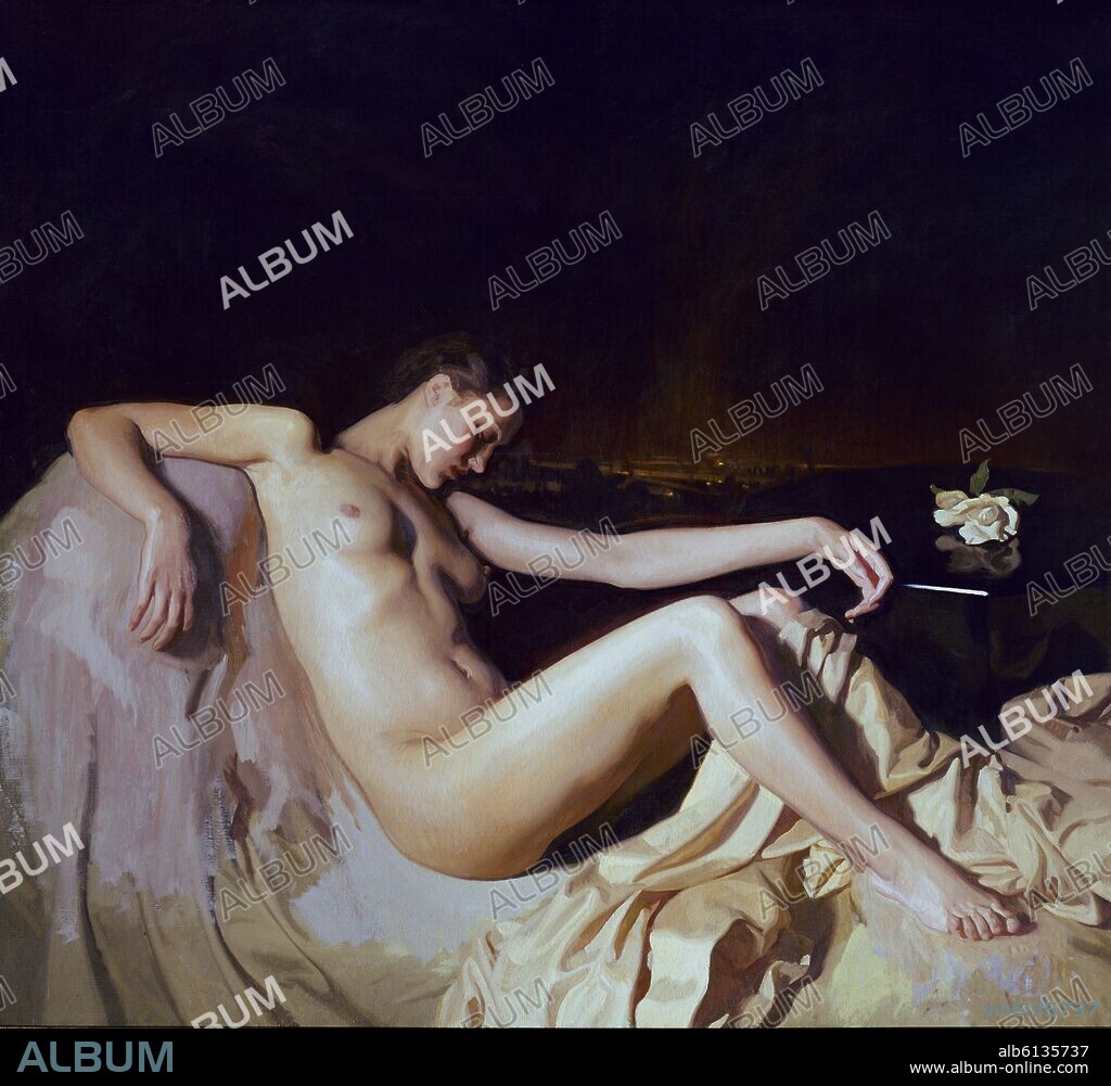 JOSE MARIA RODRIGUEZ ACOSTA. DESNUDO FEMENINO - PINTURA SIGLO XIX/XX -  Album alb6135737