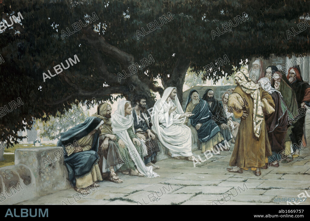 The Pharisees And Sadducees Come To Tempt Jesus James Tissot 1836