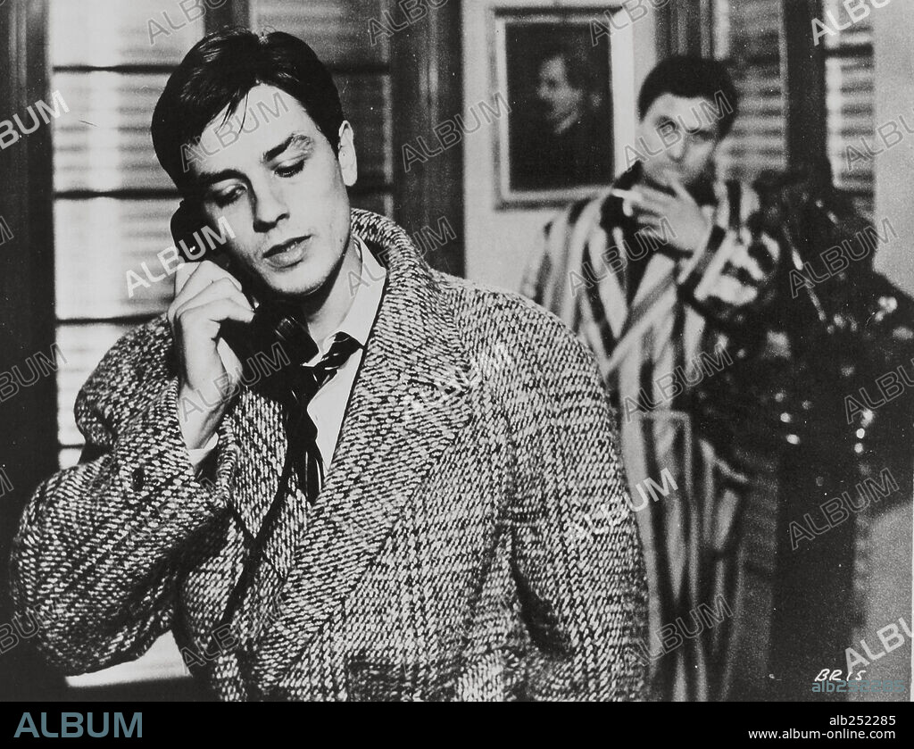 ALAIN DELON in ROCCO E I SUOI FRATELLI, 1960, unter der Regie von LUCHINO VISCONTI. Copyright TITANUS/LES FILMS MARCEAU.