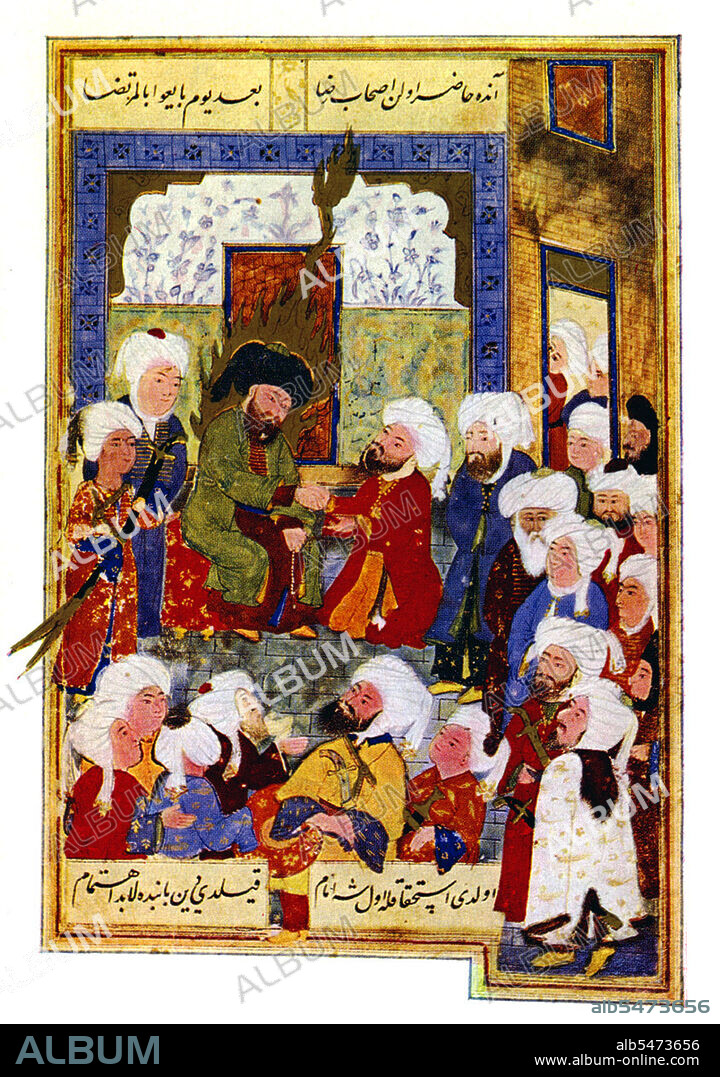 Ali ibn Abi talib (c.598-661 CE). The son of Abu Talib, Ali was also the cousin and son-in-law of the Prophet, Muhammad, ruling over the Islamic Caliphate from 656 to 661, and was the first male convert to Islam. Sunnis consider Ali the fourth and final of the Rashidun (rightly guided) Caliphs, while Shia regard Ali as the first Imam and consider him and his descendants the rightful successors to Muhammad, all of which are members of the Ahl al-Bayt, the household of Muhammad. This disagreement split the Ummah (Muslim community) into the Sunni and Shia branches.