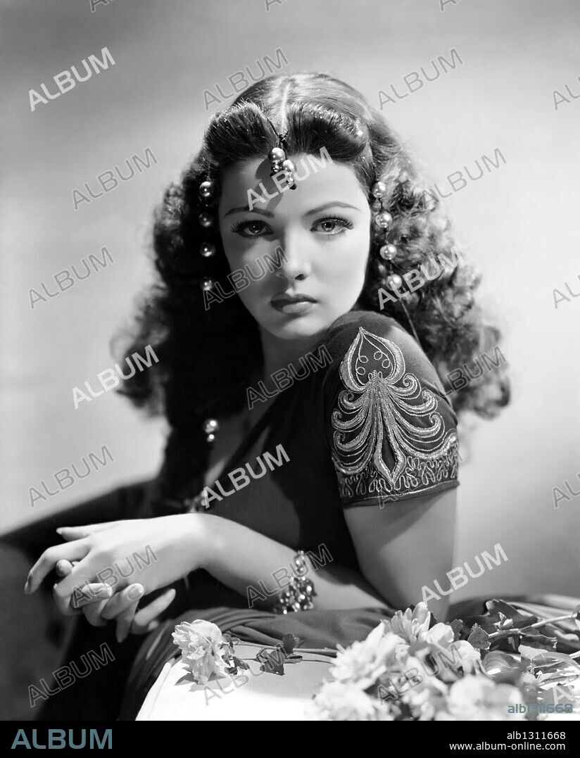 GENE TIERNEY in SUNDOWN, 1941, directed by HENRY HATHAWAY. Copyright ...