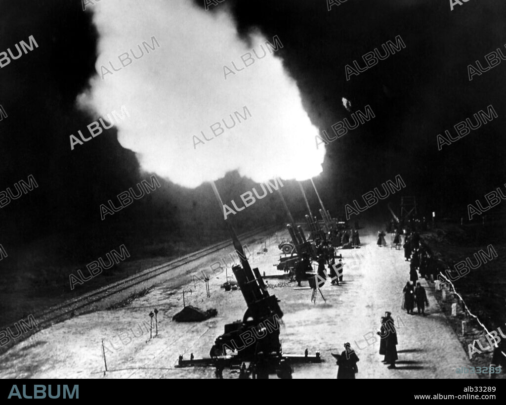 German anti-aircraft battery. 1939.