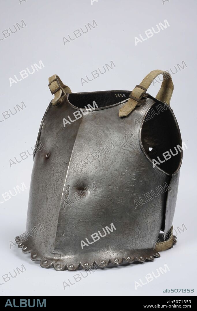 cuirass Anonymous 17th century Catalog dimensions breastplate