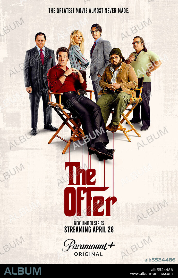 Poster of THE OFFER, 2022, directed by ADAM ARKIN, COLIN BUCKSEY and DEXTER FLETCHER. Copyright PARAMOUNT TELEVISION.