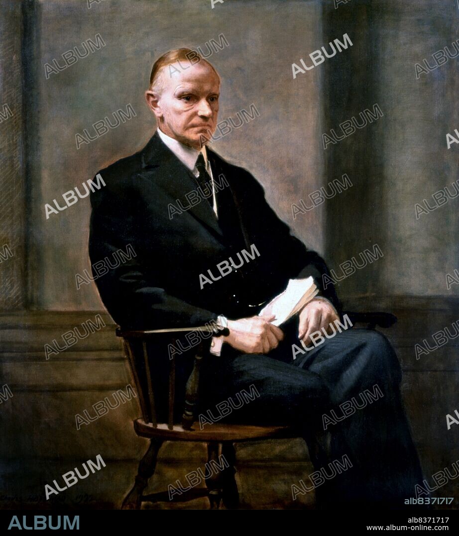 John Calvin Coolidge Jr. (July 4, 1872 January 5, 1933) was the 30th President of the United States (192329). A Republican lawyer from Vermont, Coolidge worked his way up the ladder of Massachusetts state politics, eventually becoming governor of that state.<br/><br/>. He was elected as the 29th vice president in 1920 and succeeded to the presidency upon the sudden death of Warren G. Harding in 1923. Elected in his own right in 1924, he gained a reputation as a small-government conservative.<br/><br/>. Coolidge's retirement was relatively short, as he died at the age of 60 in January 1933, less than two months before his direct successor, Herbert Hoover, left office.