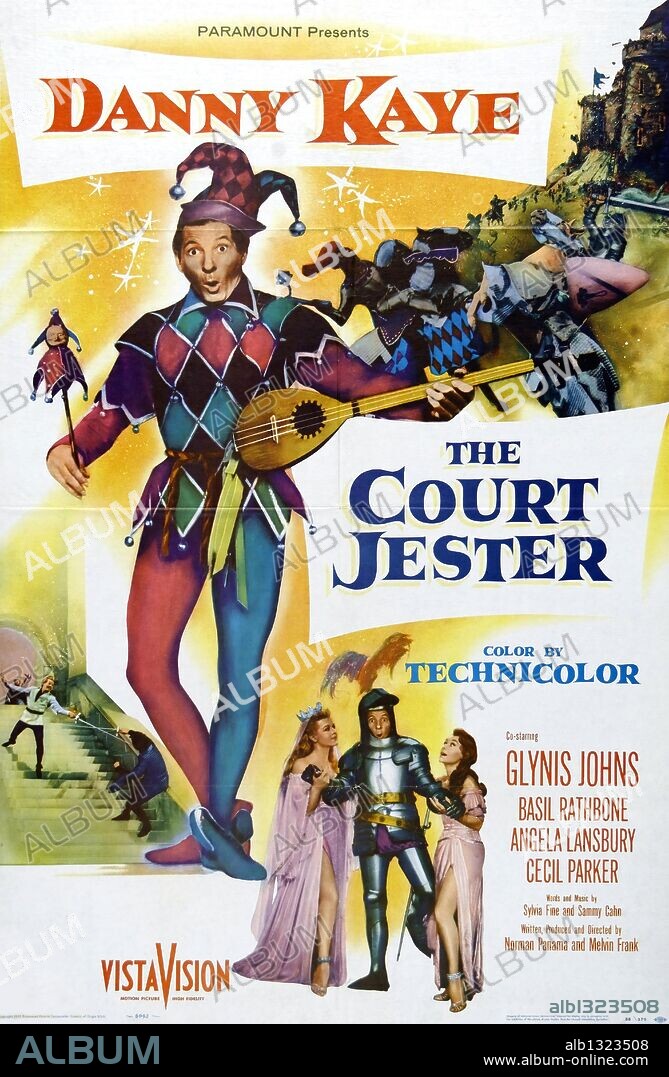 Poster of THE COURT JESTER, 1955, directed by MELVIN FRANK and NORMAN PANAMA. Copyright PARAMOUNT PICTURES.