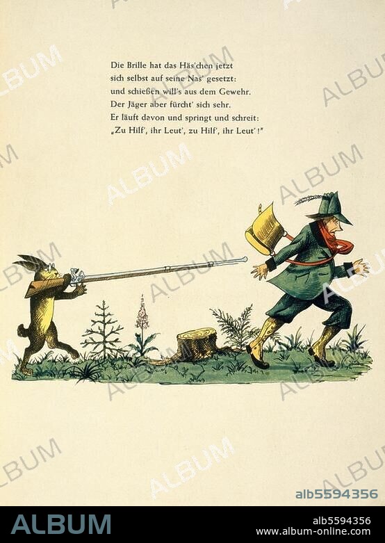 Hoffmann Struwwelpeter chasseur sauvage Album alb5594356