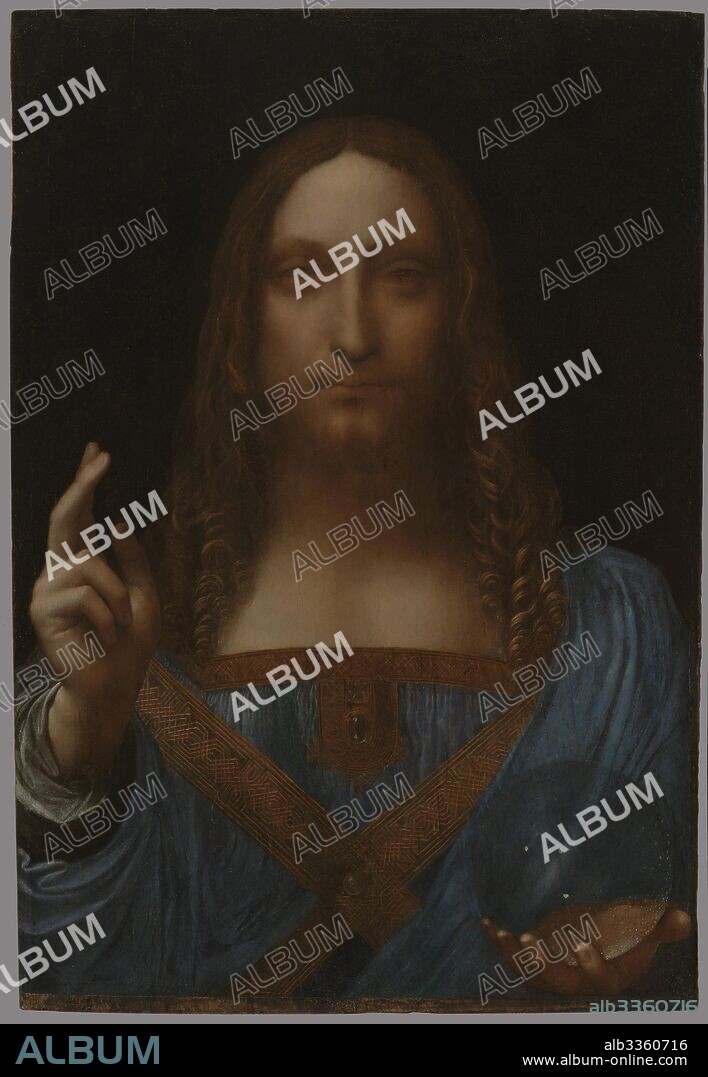 LEONARDO DA VINCI. Christ as Salvator Mundi.