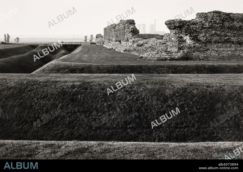 Richborough Castle; Kent 1982 From the Saxon Shore Way Series. Monochrome. Source: FG5521-1-1.