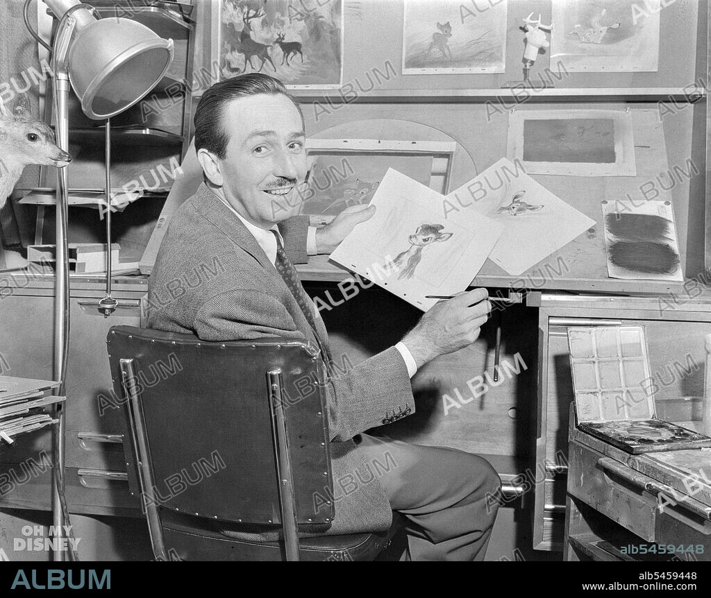 WALT DISNEY in BAMBI, 1942, directed by DAVID HAND. Copyright DISNEY.