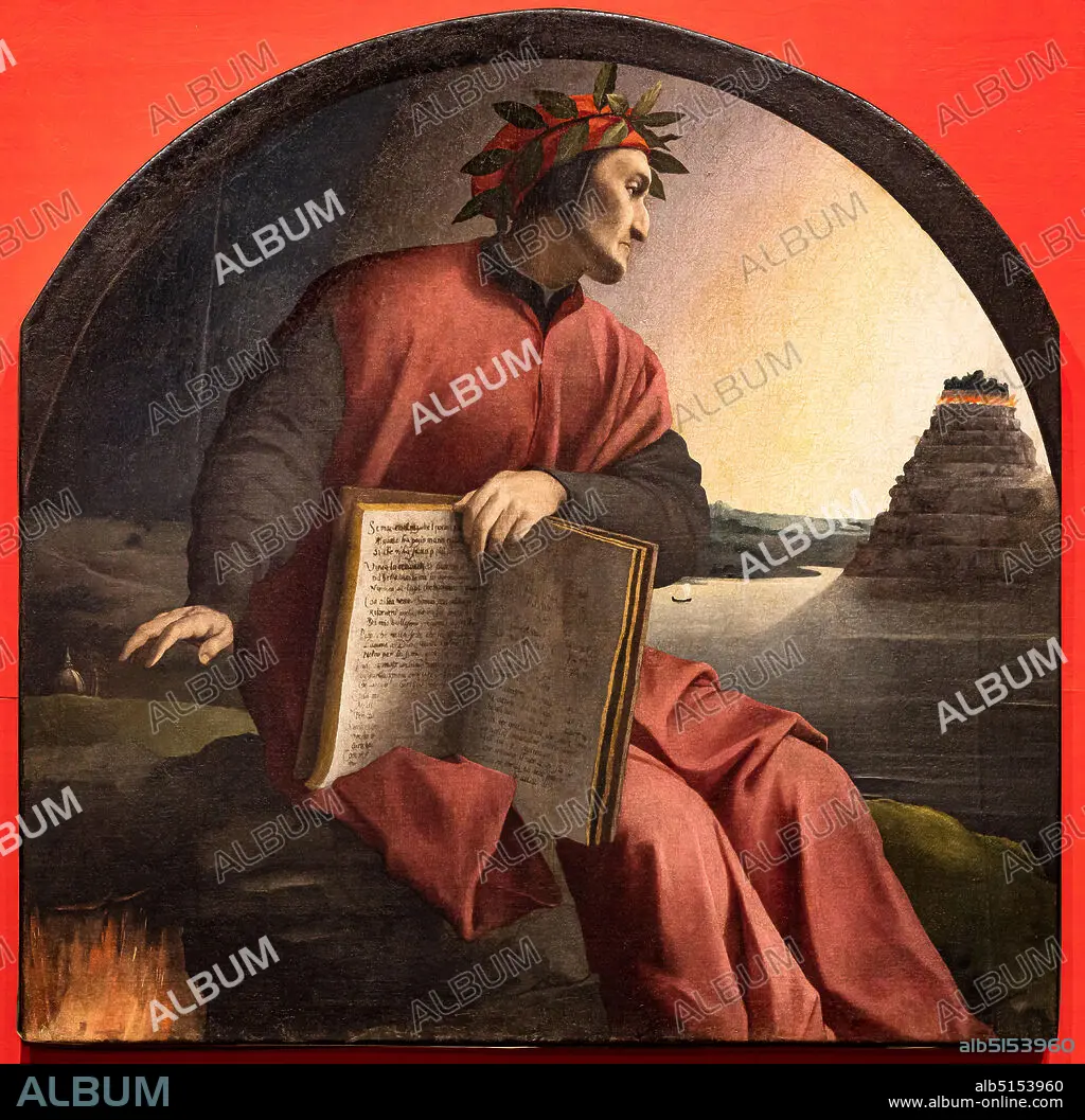 Allegorical portrait of Dante