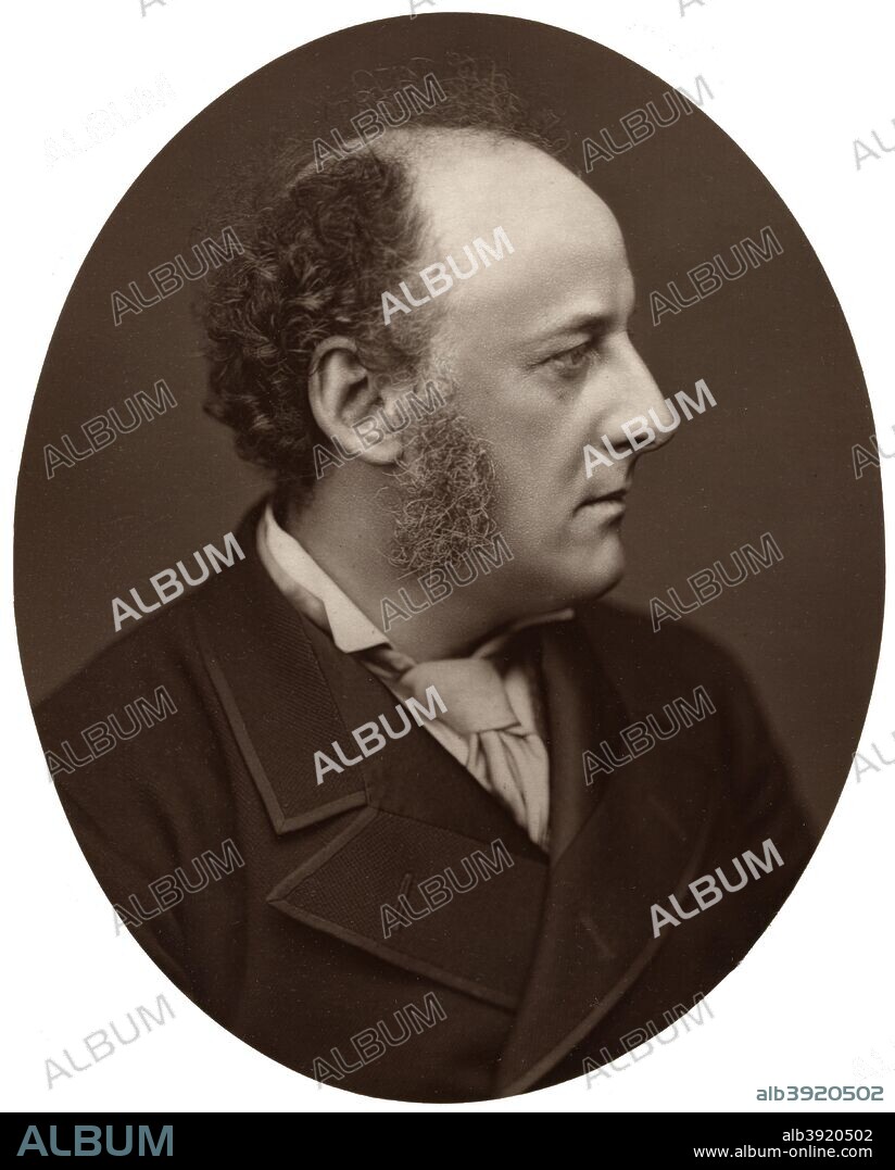 JE Millais, RA, British artist and founder member of the Pre-Raphaelite Brotherhood, 1876. From Men of Mark: a gallery of contemporary portraits of men distinguished in the Senate, the Church, in science, literature and art, the army, navy, law, medicine, etc. Photographed from life by Lock and Whitfield, with brief biographical notices by Thompson Cooper. (London, 1876-1883).