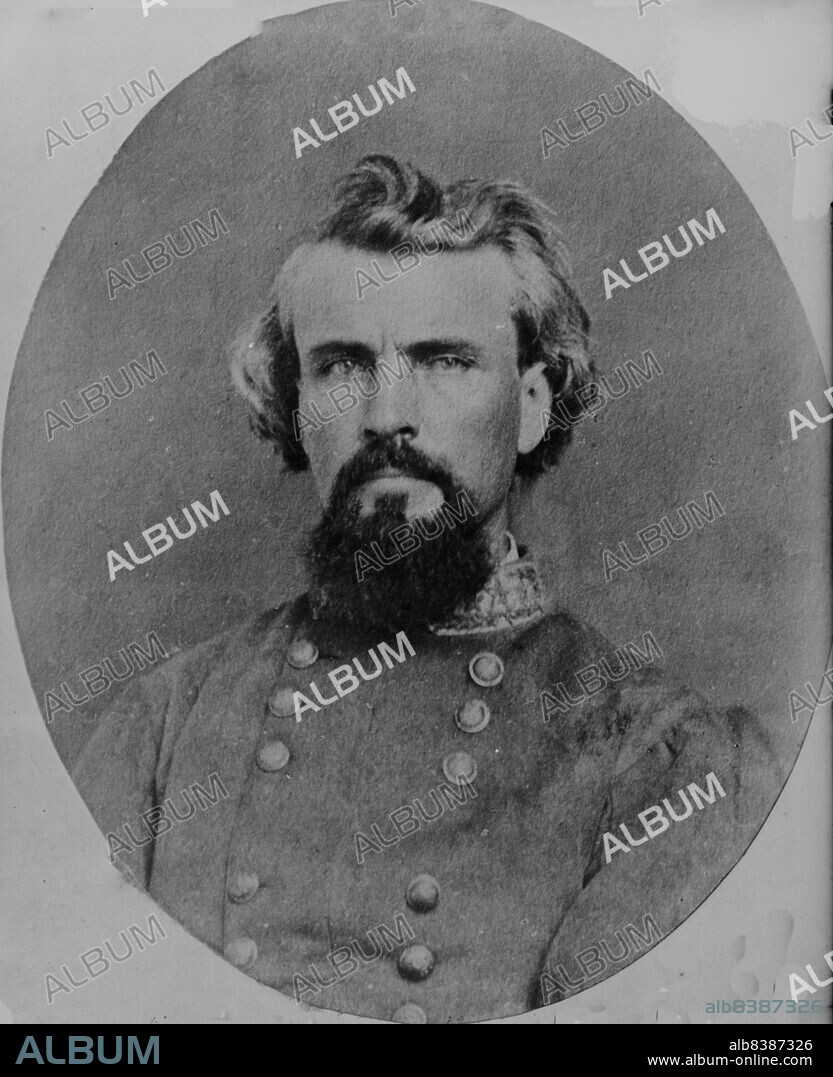 General Nathan B. Forrest, between 1880 and 1920. [Confederate Army general during the American Civil War; first Grand Wizard of the Ku Klux Klan].