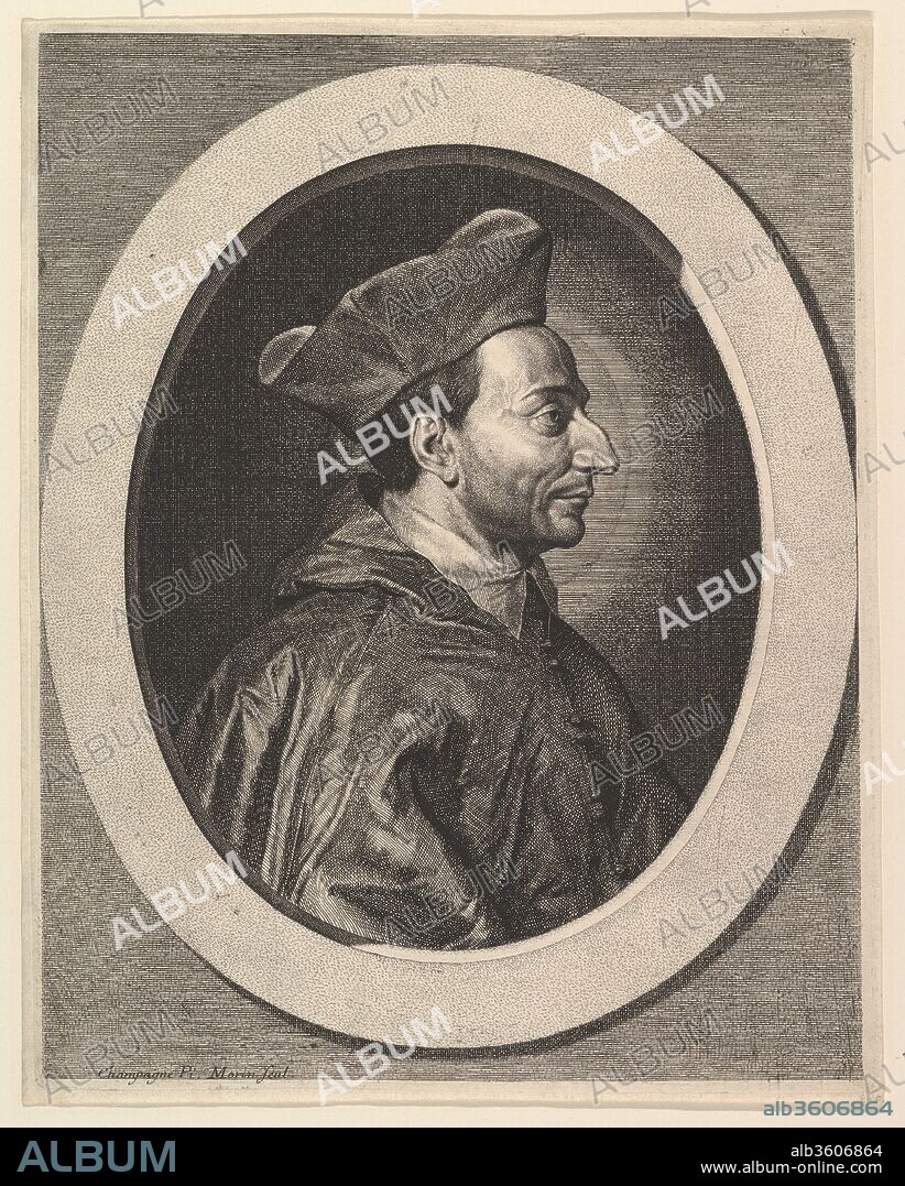 Saint Charles-Borromee, cardinal et archeveque de Milan. Artist: Jean Morin (French, Paris ca. 1605-1650 Paris); After Philippe de Champaigne (French, Brussels 1602-1674 Paris). Dimensions: sheet: 12 3/8 x 9 13/16 in. (31.5 x 25 cm)
image: 11 15/16 x 9 5/16 in. (30.3 x 23.7 cm).