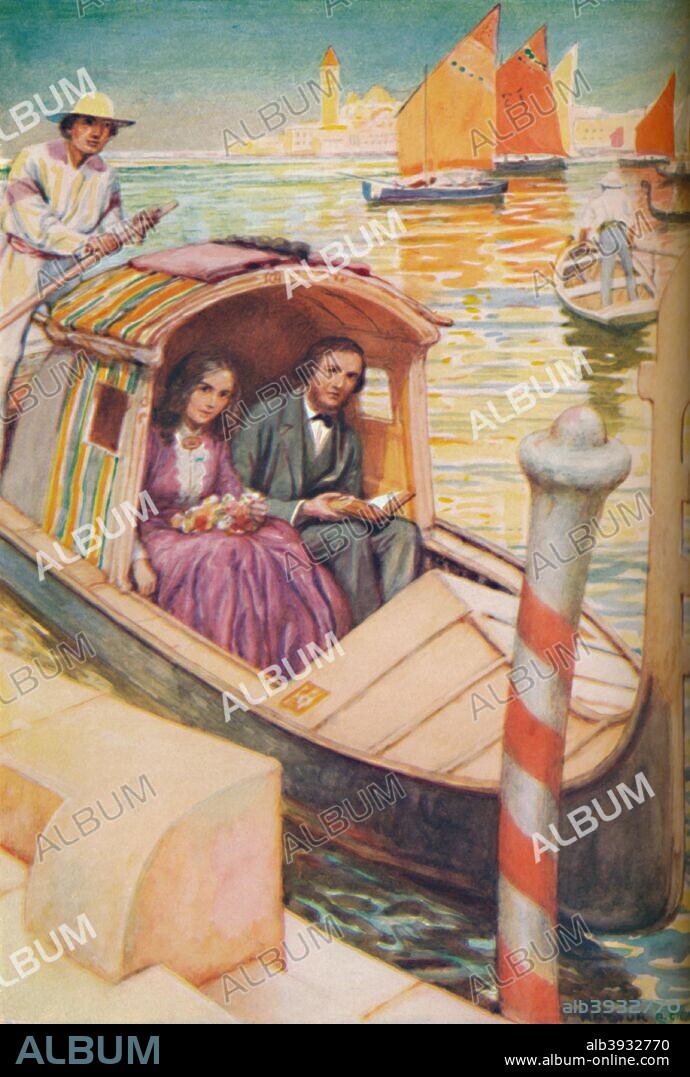 'The Brownings in the Gondola City', c1925. Artist: Arthur Percy Dixon ...