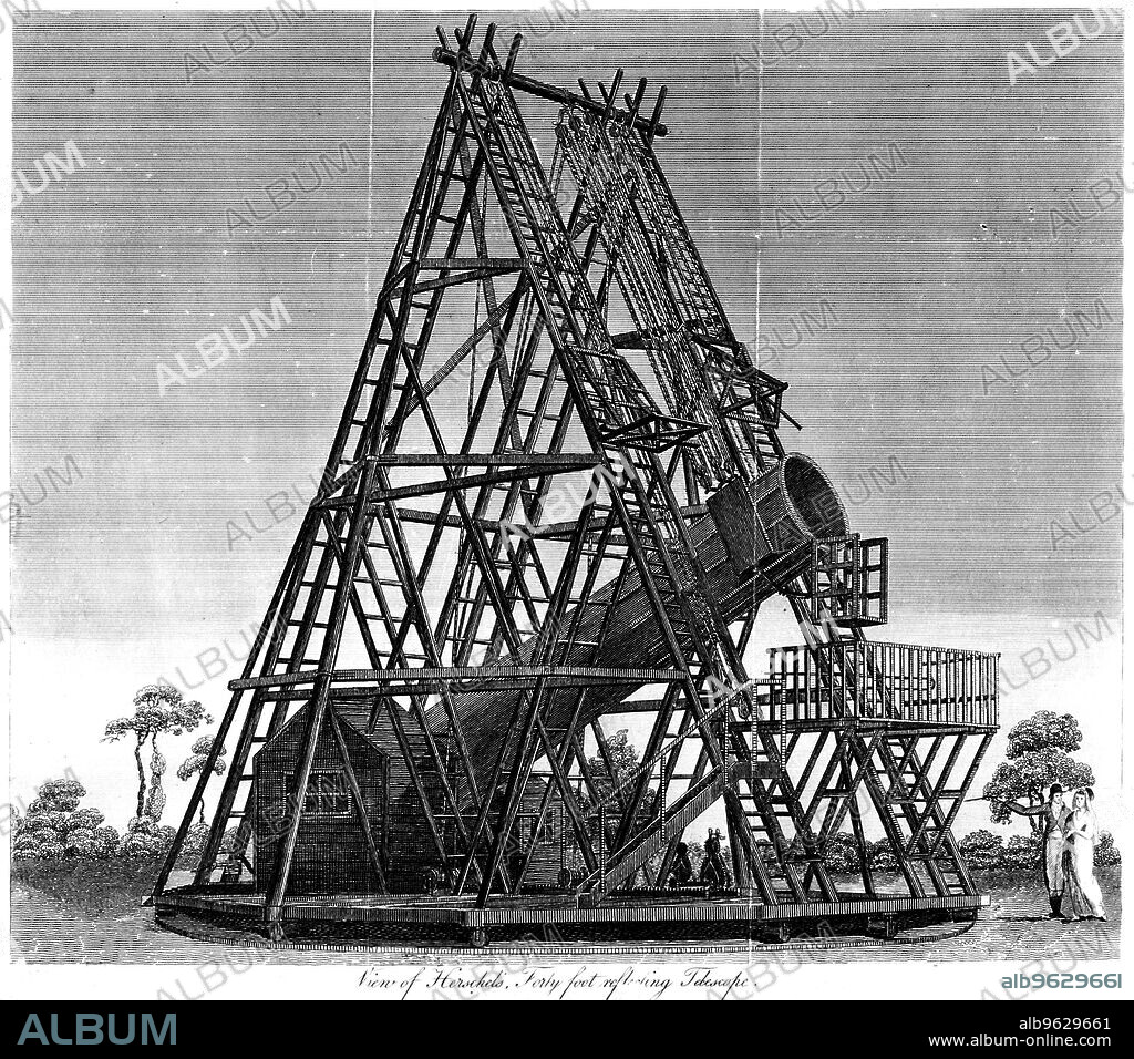 William Herschel s reflecting telescope with focal length of 40