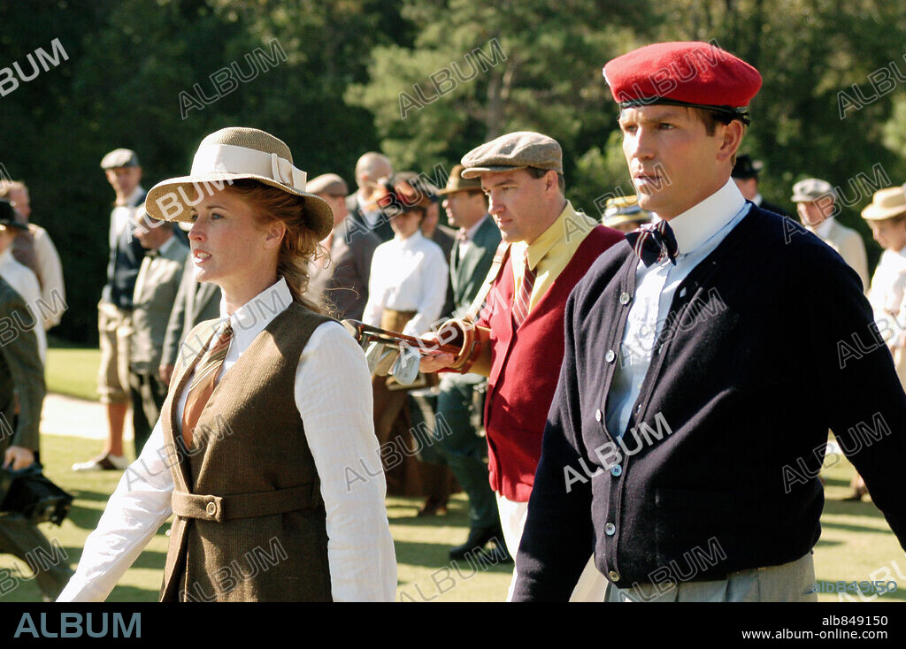 JIM CAVIEZEL and STEPHANIE SPARKS in BOBBY JONES: STROKE OF GENIUS, 2004, directed by ROWDY HERRINGTON. Copyright COLUMBIA TRISTAR / D'ALEMA, GUY.