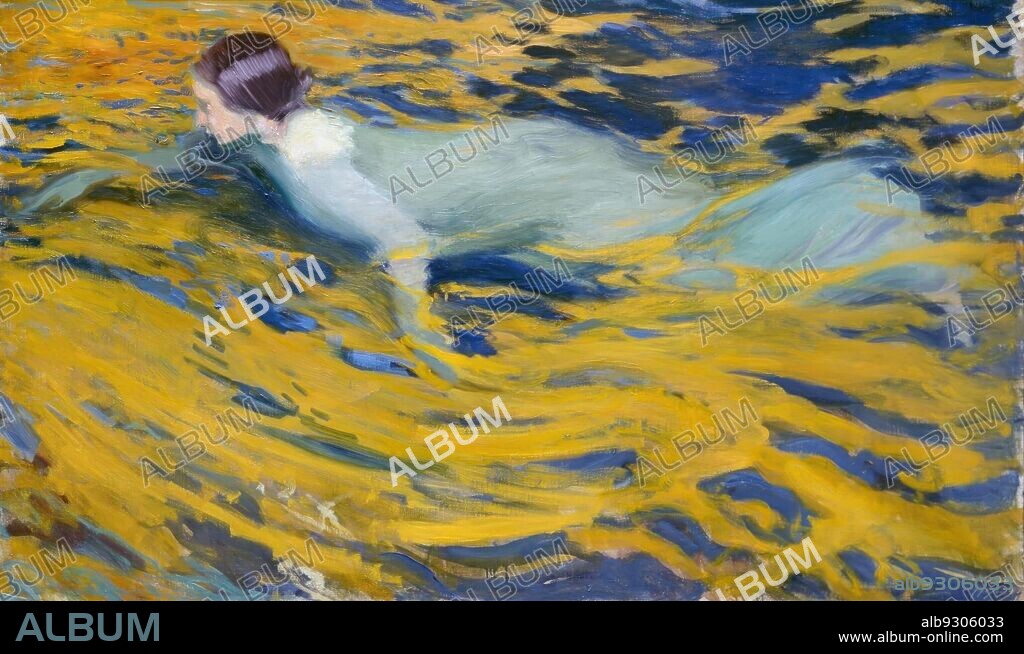 JOAQUIN SOROLLA. Joaquín Sorolla/ Swimmer Jávea, 1905. Oil on 