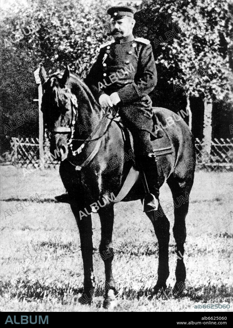 PAUL VON HINDENBURG and Paul von Beneckendorff und von Hindenburg. Paul von Hindenburg on horseback as Colonel and commander of the infantry regiment from Oldenburg No 91 in the year 1894. Hindenburg was elected as president of Weimar Republic after a long and successful military career. On the 30th of January in 1933, the day which entered history as the Day the seizure of power through the National Socialists, he appointed Adolf Hitler as chancellor. After Hindenburg's death, the office of the president of Weimar Republic expired and merged with the office of the chancellor. Paul von Hindenburg was born on the 2nd of October in 1847 in Posen and died on the 2nd of August in 1934 in Neudeck (East Prussia). 30/11/1893