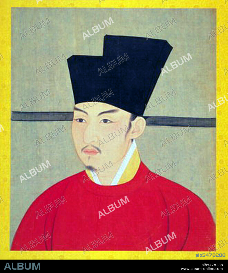 Zhezong was the son of Emperor Shenzong. He ascended the throne at age 9 under the supervision of Empress Dowager Gao. Under Empress Gao's regency she appointed conservatives such as Sima Guang as Chancellor and Sima Guang immediately halted socio-economic improvements set forth by Wang Anshi. Zhezong was powerless and it was not until Empress Dowager Gao's death in 1093 that Zhezong was able to reinstate Wang Anshi's reform and remove Sima Guang. Zhezong lowered taxes, stopped all negotiations with the Tangut Empire and resumed armed conflict which eventually forced the Xixia to enter a more peaceful stance with the Song. Overall, Zhezong's reign gave the Song dynasty a breathe of fresh air but Zhezong was not able stop fighting between conservative members in his government and the more liberal members catering to Wang Anshi's reforms. This eventually led to the northern Song's demise in the 12th century.<br/><br>  The Song Dynasty (960–1279) was an imperial dynasty of China that succeeded the Five Dynasties and Ten Kingdoms Period (907–960) and preceded the Yuan Dynasty (1271–1368), which conquered the Song in 1279. Its conventional division into the Northern Song (960–1127) and Southern Song (1127–1279) periods marks the conquest of northern China by the Jin Dynasty (1115–1234) in 1127. It also distinguishes the subsequent shift of the Song's capital city from Bianjing (modern Kaifeng) in the north to Lin'an (modern Hangzhou) in the south.