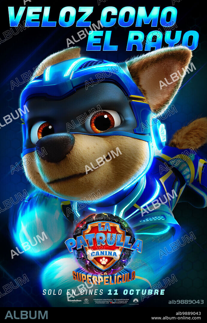 Poster of PAW PATROL: THE MIGHTY MOVIE, 2023, directed by CAL BRUNKER. Copyright Nickelodeon Animation Studios Nickelodeon Movies Paramount Animation Paramount Pictures Spin Master Entertainment.