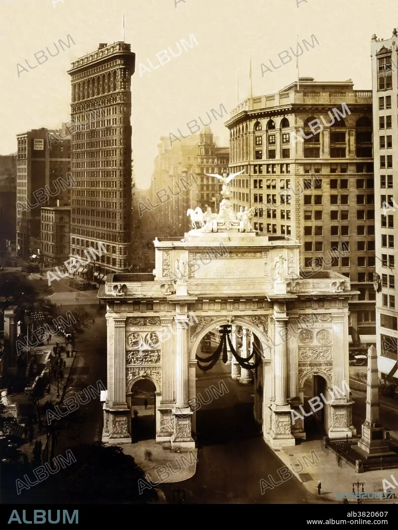 WWI Victory Arch at Madison Square NYC 1919 Album alb3820607