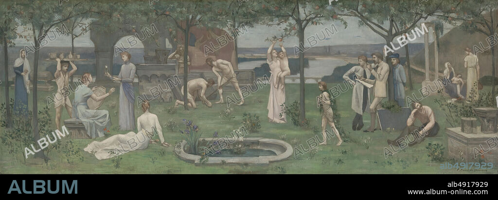 Pierre Puvis de Chavannes, Inter artes et naturam (Between Art and