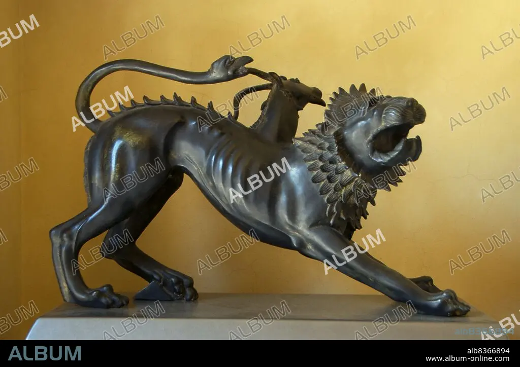 Italy A copy of the Chimera of Arezzo the original dating from