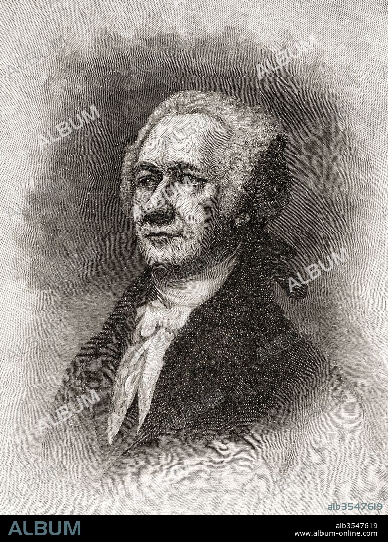 Alexander Hamilton 1755 or 1757 1804 Album alb3547619