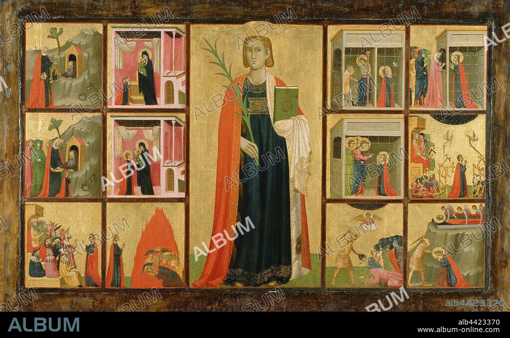 St. Catherine of Alexandria Scenes from Her Life Donato d Arezzo