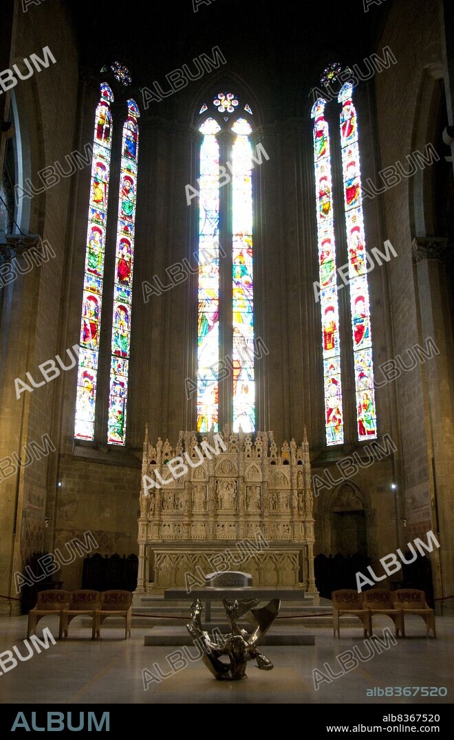 The first cathedral of Arezzo was built on the nearby Pionta Hill