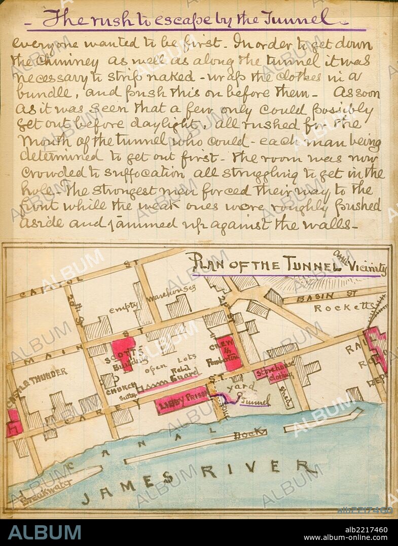 Tunnel and vicinity of Libby Prison, Richmond, Va. - Album alb2217460