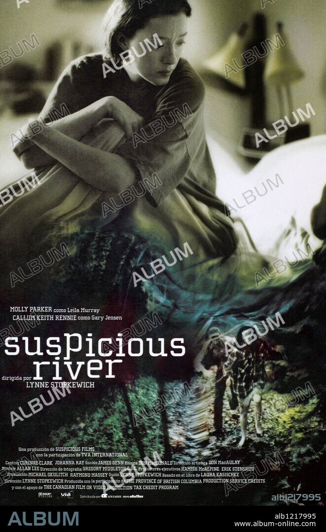 Poster de SUSPICIOUS RIVER, 2000, dirigida por LYNNE STOPKEWICH. Copyright OKULITCH/PEDERSON COMPANY/SUSPICIOUS FILMS.