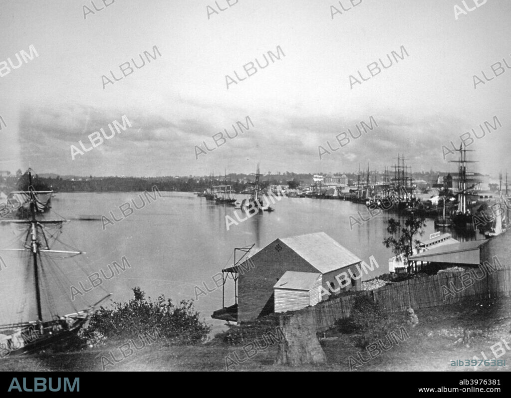 Brisbane River, south-east Queensland, Australia, 1870-1880.