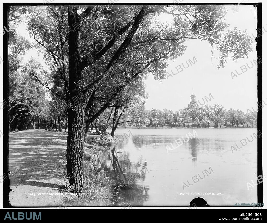 Eldridge Park, Elmira, N.Y., between 1890 and 1901. Creator: Unknown. -  Album alb9664503