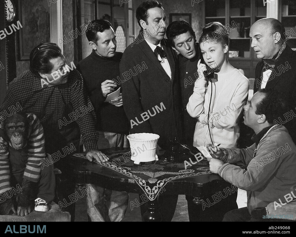 FERNANDO REY, FERNANDO SANCHO, GUILLERMO MARIN and Marisol in THE NEW CINDERELLA, 1964 (LA NUEVA CENICIENTA).