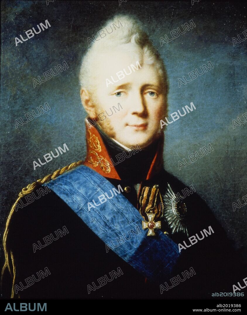 Portrait of Alexander I of Russia, Tsar and Emperor of Russia. - Album  alb2019386