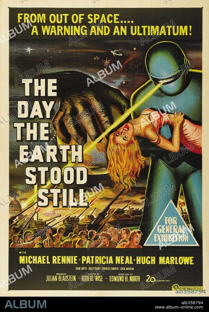 Poster of THE DAY THE EARTH STOOD STILL, 1951, directed by ROBERT WISE ...