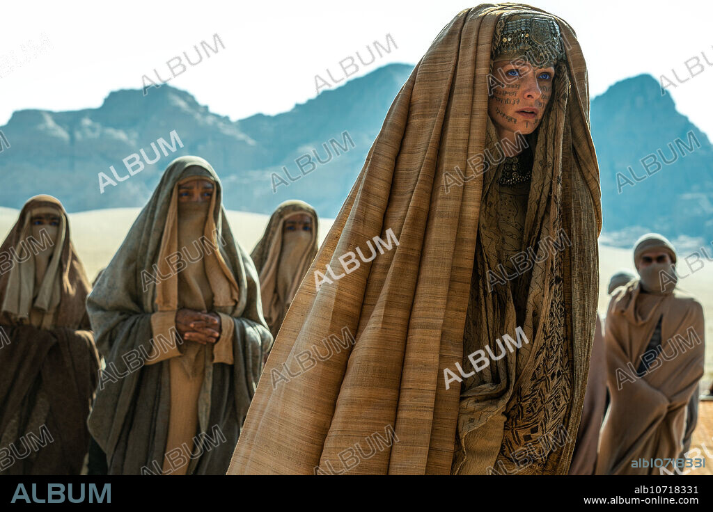 REBECCA FERGUSON in DUNE: PART TWO, 2023, directed by DENIS VILLENEUVE. Copyright Legendary Pictures / Warner Bros. / Villeneuve Films / TAVERNISE, NIKO.