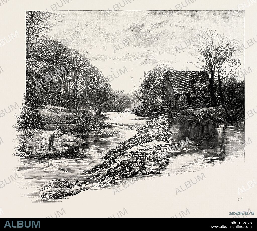 MORWICK MILL, ACKLINGTON, UK. Acklington is a small village in Northumberland, England. It is situated to the south-west of Amble, inland from the North Sea coast.