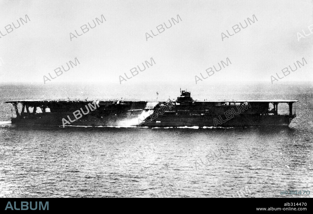 Japanese aircraft-carrier Akagi.