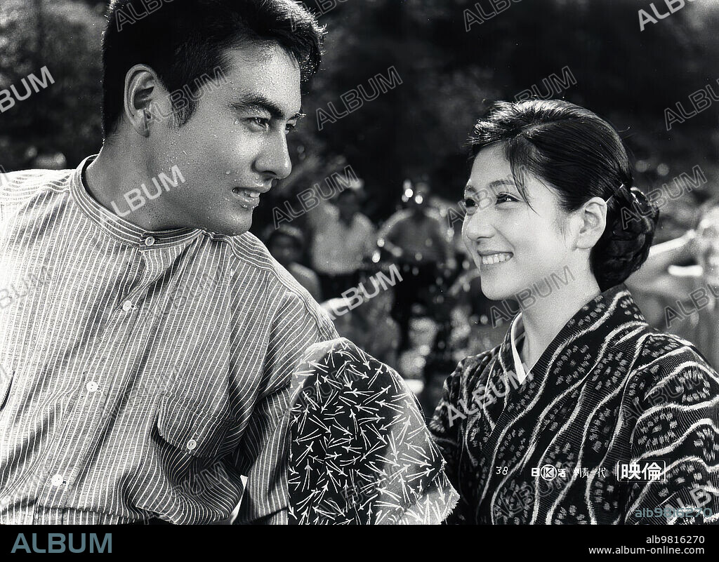 HIDEKI TAKAHASHI y MASAKO IZUMI en LA VIDA DE UN HOMBRE TATUADO, 1965 (IREZUMI ICHIDAI). Copyright NIKKATSU CORPORATION.