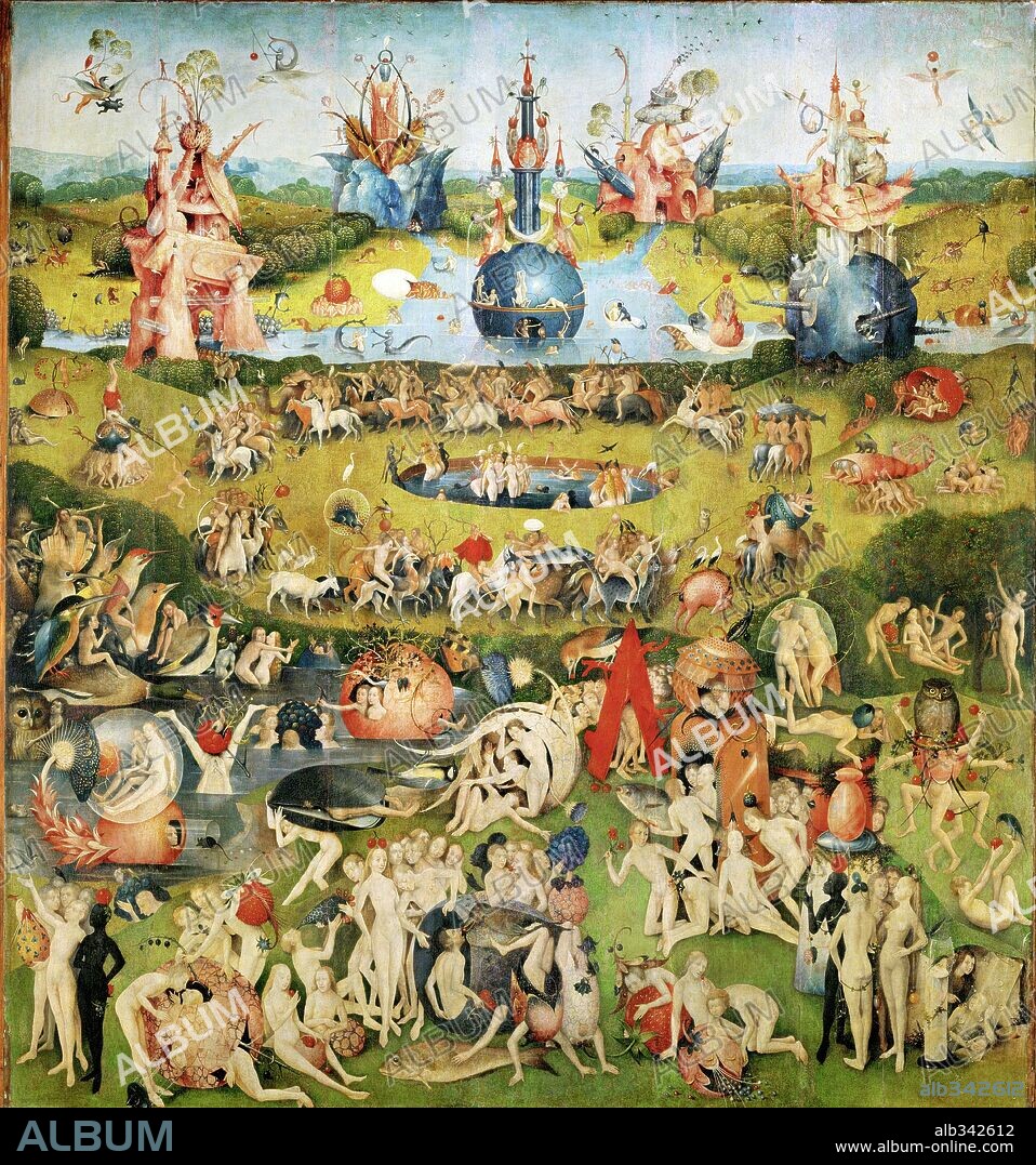 HIERONYMUS BOSCH. The Garden of Earthly Delights. Centre panel of