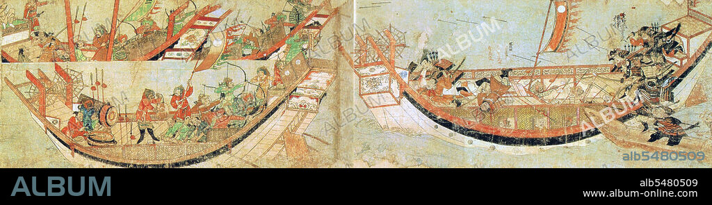 The Mongol invasions of Japan of 1274 and 1281 were major military invasions undertaken by Kublai Khan to conquer the Japanese islands after the submission of Korea. Despite their ultimate failure, the invasion attempts are of historical importance, because they set a limit on Mongol expansion, and rank as nation-defining events in Japanese history. The Japanese were successful, in part because the Mongols lost up to 75% of their troops and supplies as a result of major storms at sea. These were named 'kamikaze' or divine winds by the Japanese.