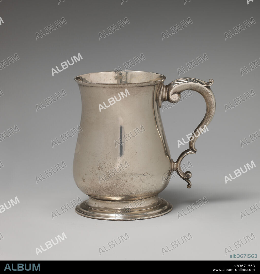 Mug. Culture: British, London. Dimensions: Height: 4 1/2 in. (11.4 cm). Maker: James Priest (active 1764-83); William Priest (active 1749-73, died between 1802-11). Date: 1770-71.