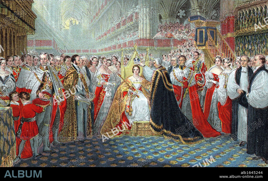 Victoria (1819-1901) queen of England from 1837 and Empress of ...