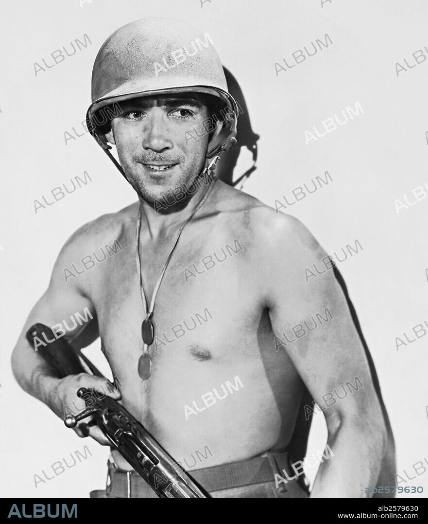 ANTHONY QUINN in GUADALCANAL DIARY, 1943, directed by LEWIS SEILER. Copyright 20TH CENTURY FOX.