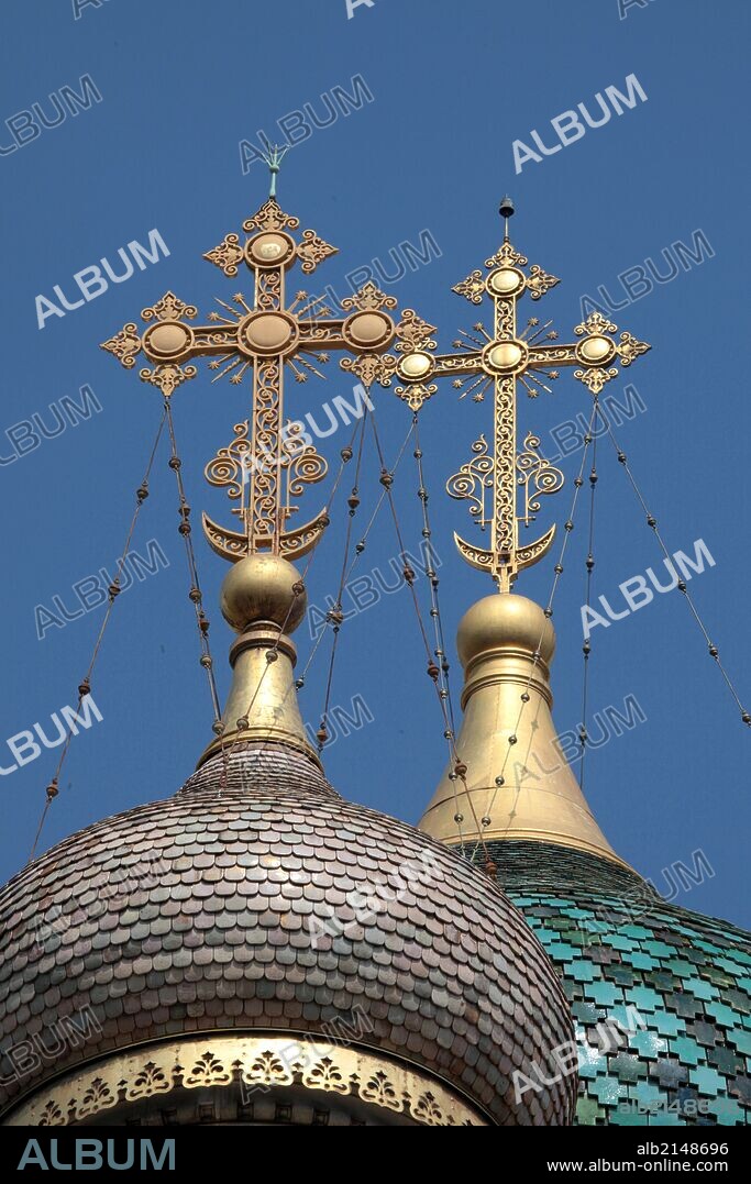 The Russian Orthodox Cathedral is also called the Eglise Russe or Catedrale Saint Nicolas. it is the largest Russian Orthodox cathedral outside Russia.